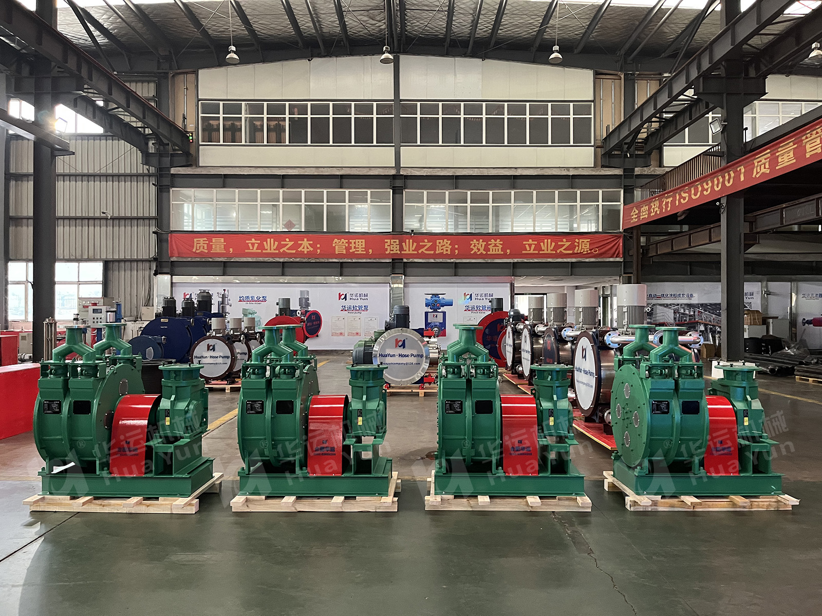  Huayun Completes Custom Hose Pumps for CNPC Drilling Oil Sludge, Ready for Shipment